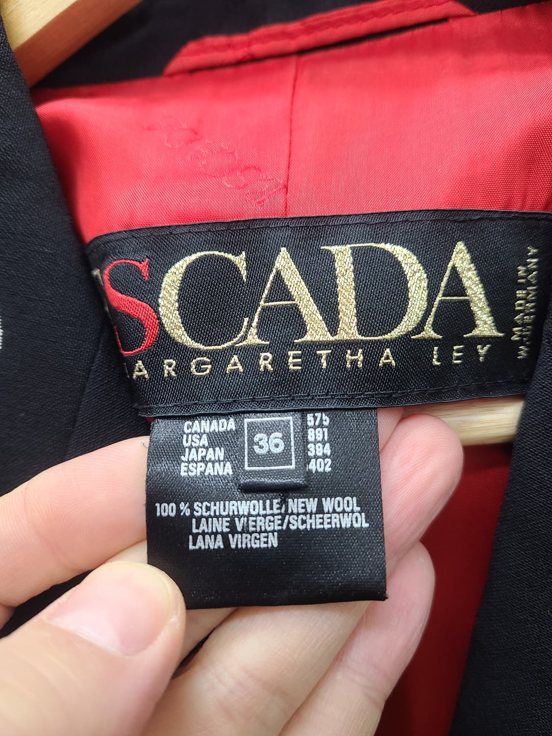 에스까다 90s 블레이저 자켓 상품이미지5