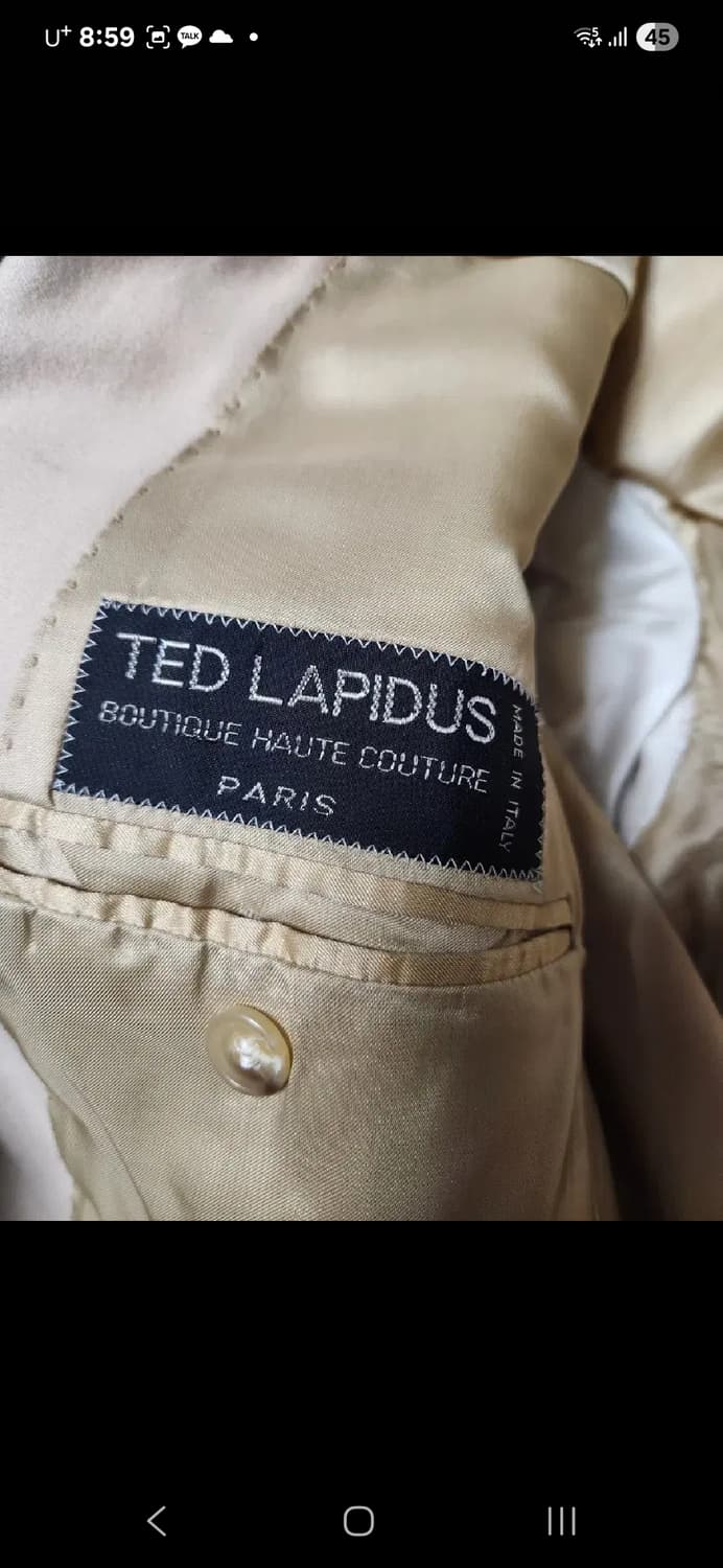 (PARIS)TEDRAPIDUS 울 자켓 블레이저 더블 브레스티드 수트 상품이미지4