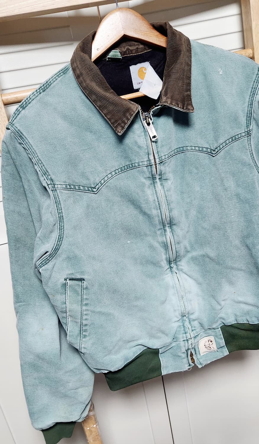 90s 칼하트 JQ2394 Aspen 산타페 세이지그린 자켓 상품이미지4