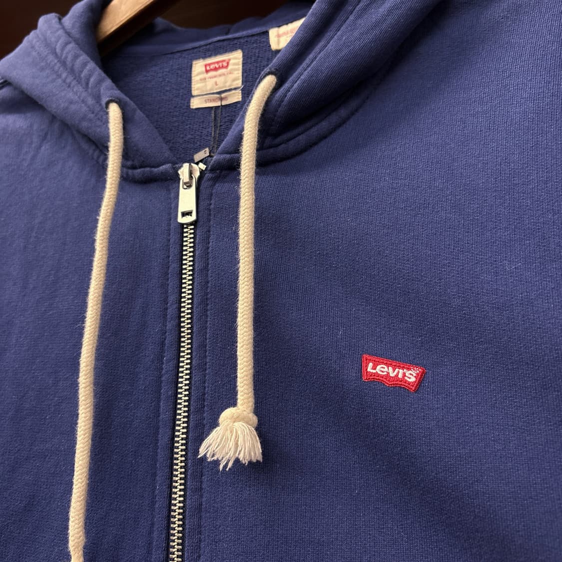리바이스 스탠다드 라인 트레이닝 코튼스웻 후드집업 N1243 상품이미지5
