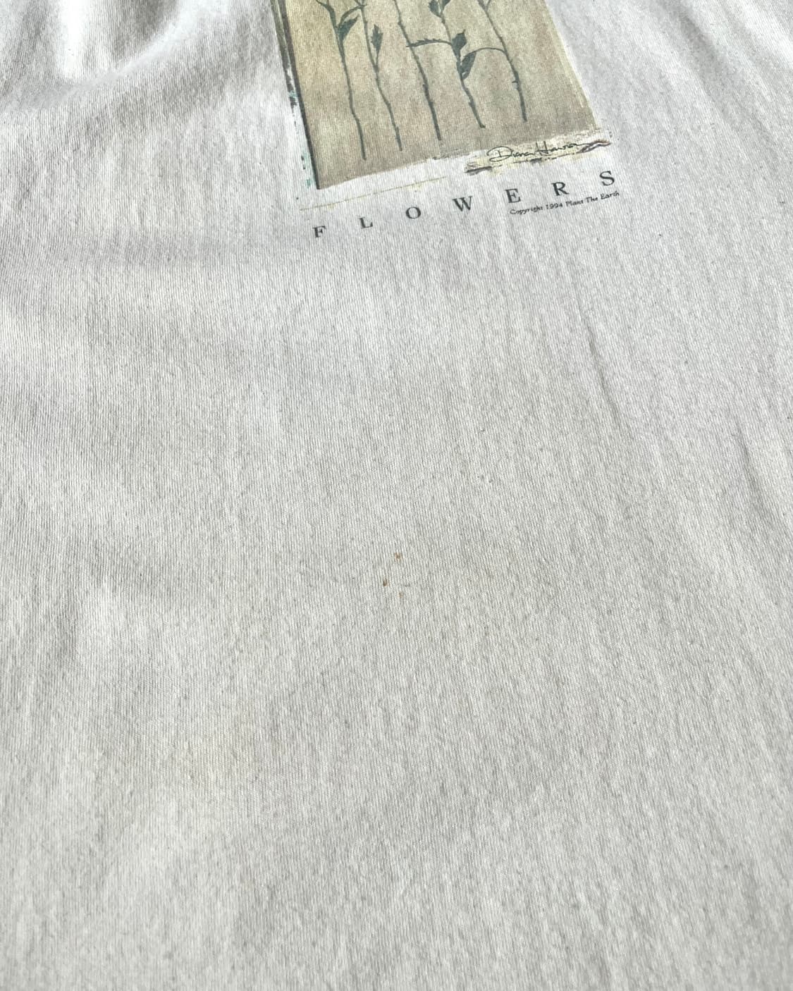 1990s "Flowers" USA Vintage 1/2 T-Shirt 상품이미지7