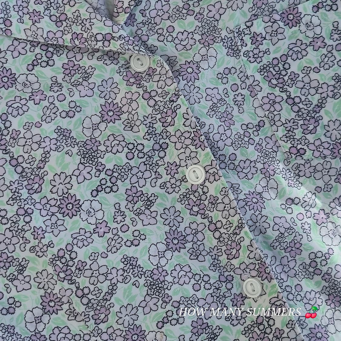 Basic Editions 플라워 패턴 반팔 셔츠 상품이미지5