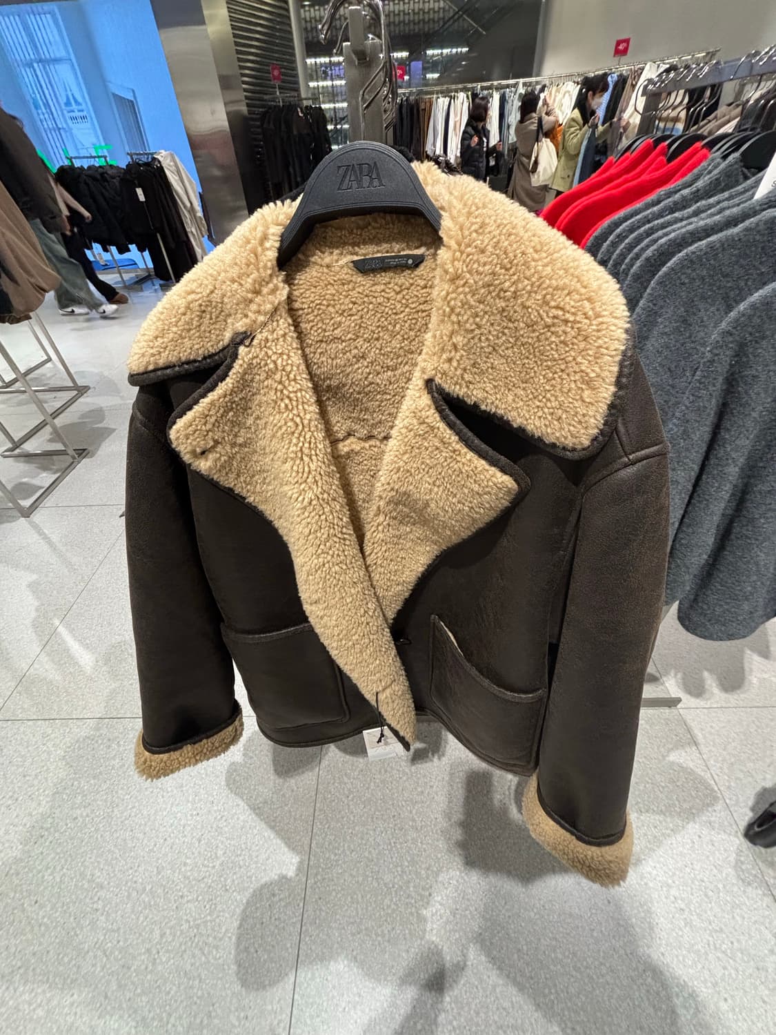 자라 무스탕 xs 상품이미지1