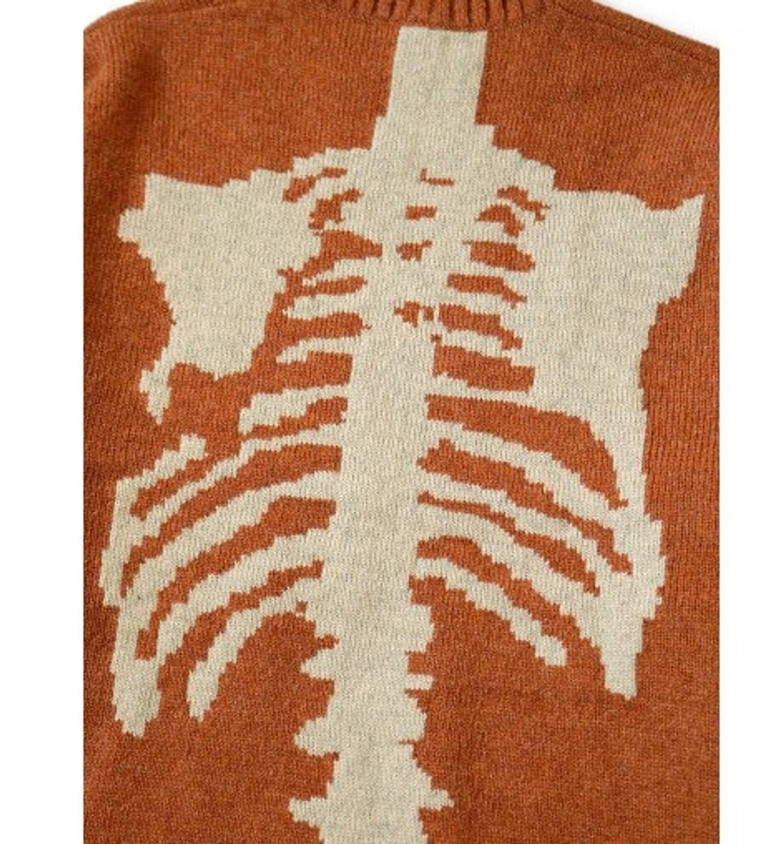 [1] 캐피탈 본 니트 오렌지 상품이미지3