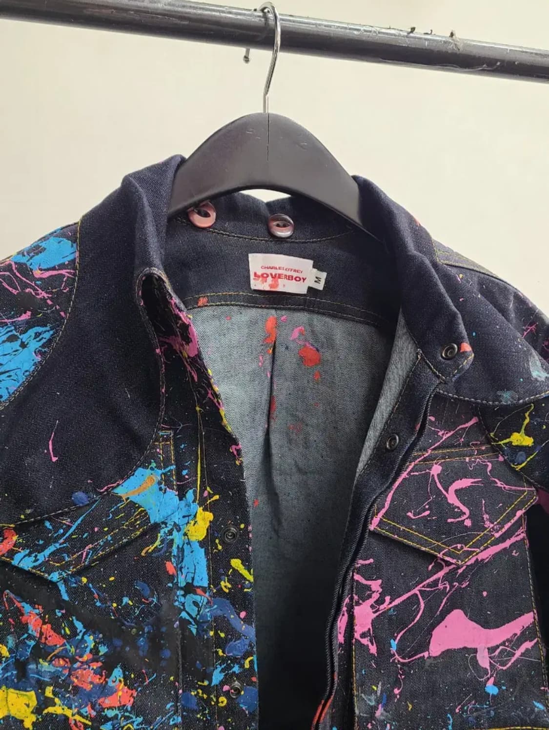 찰스제프리 러버보이 페인팅 데님 자켓 상품이미지5