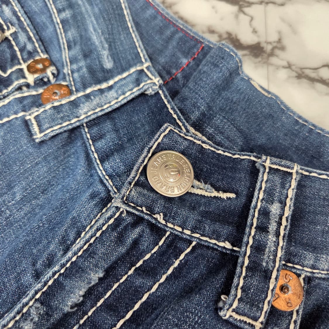 트루릴리전 y2k버뮤다 팬츠 상품이미지5