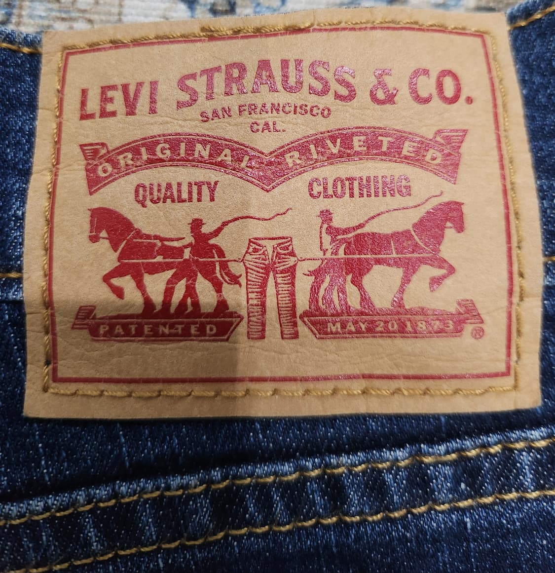 리바이스 데미지 데님팬츠 28 상품이미지4