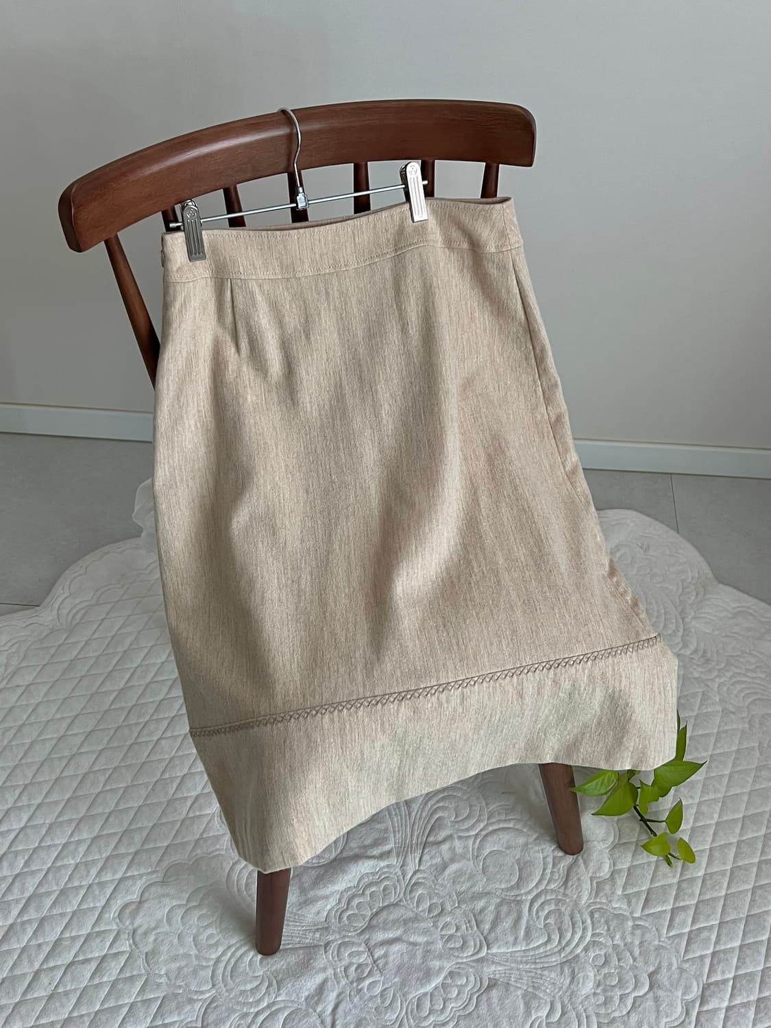 쿠레쥬 울 앙고라 캐시미어 스커트 꾸레쥬 상품이미지6