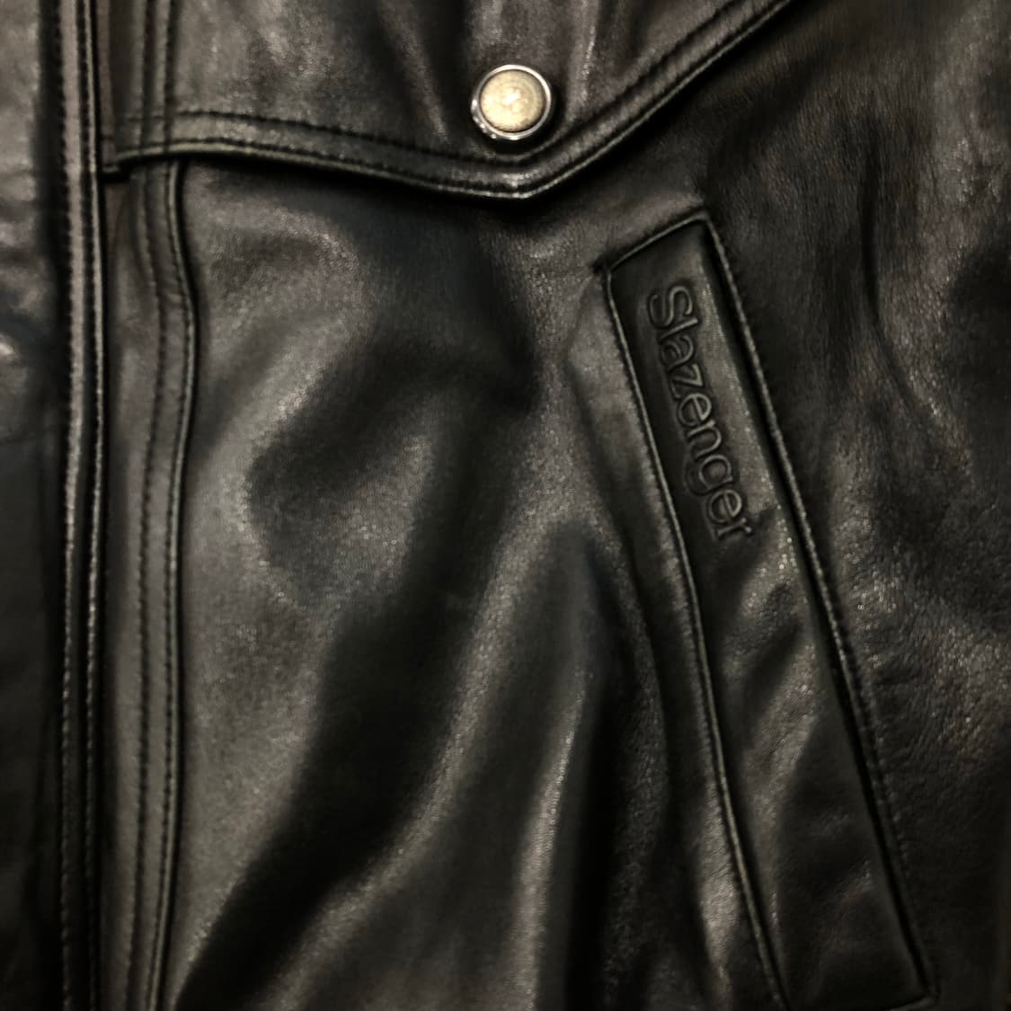 슬래진저 90s 양가죽 봄버 레더 가죽 자켓 상품이미지4