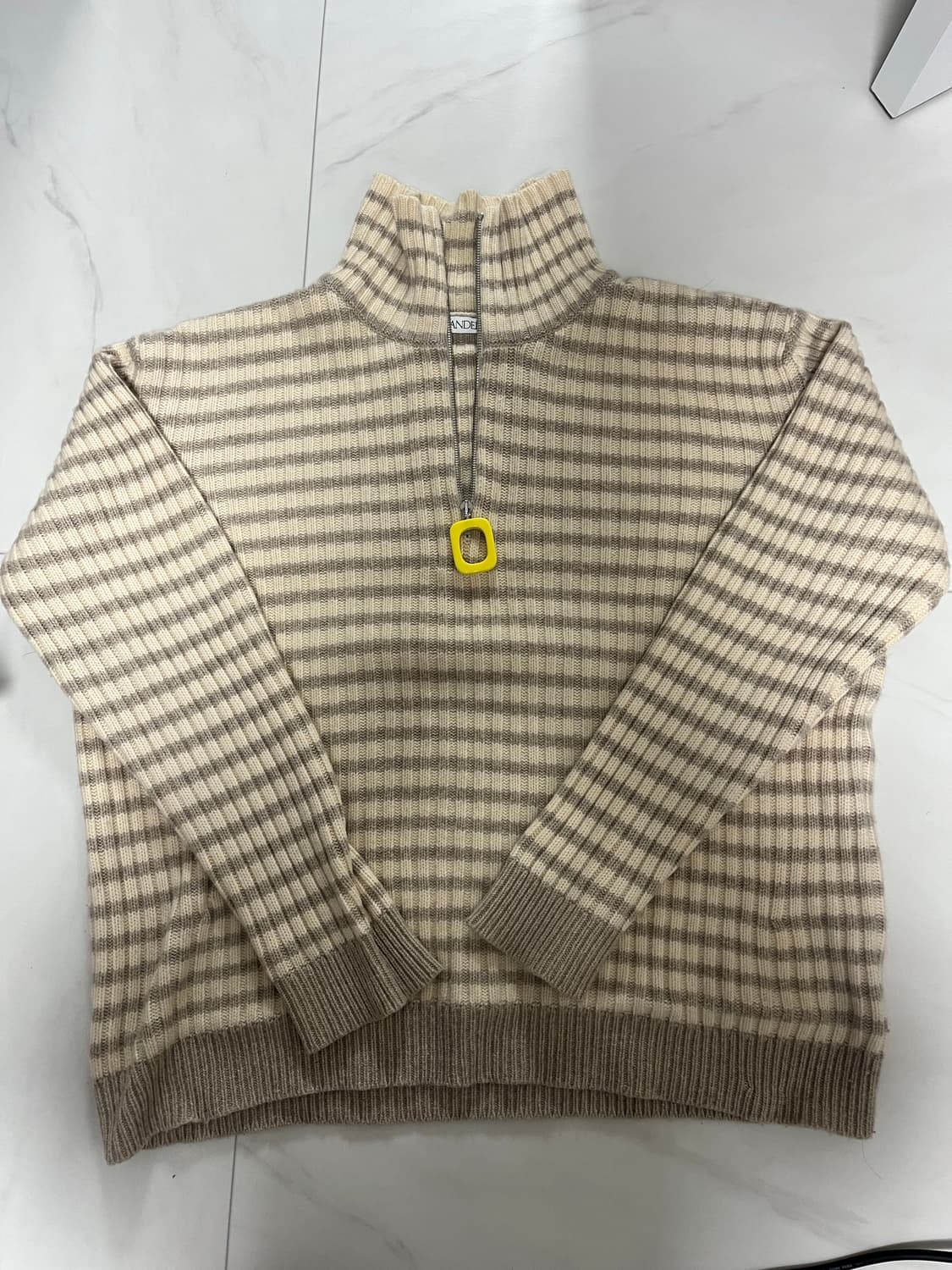 JW Anderson half zip up knit (jw앤더슨 하프짚업 상품이미지2