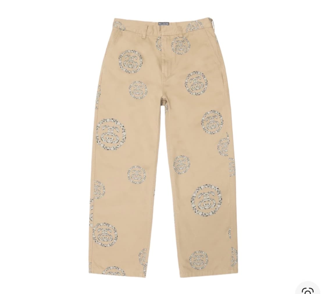 스투시 데님티어스 SS 리쓰 치노 카키 상품이미지1