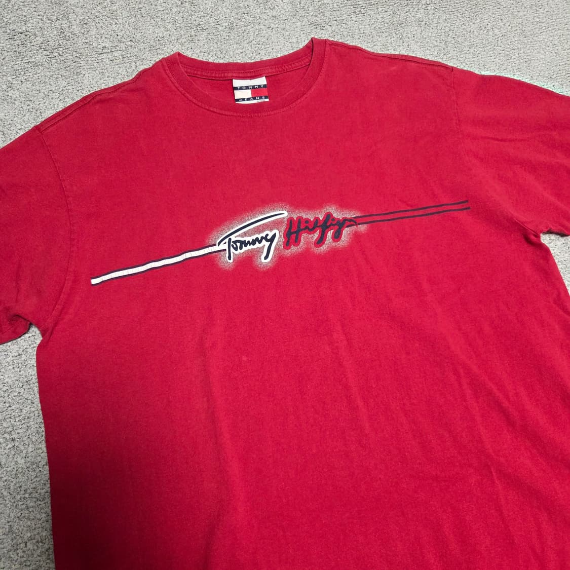 90s Tommy Hilfiger 반팔 티셔츠 L(100) 상품이미지2