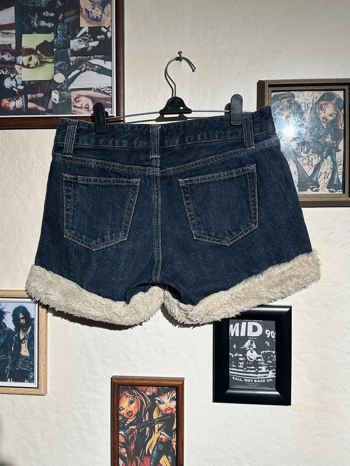 vintage Fur short pants 상품이미지1