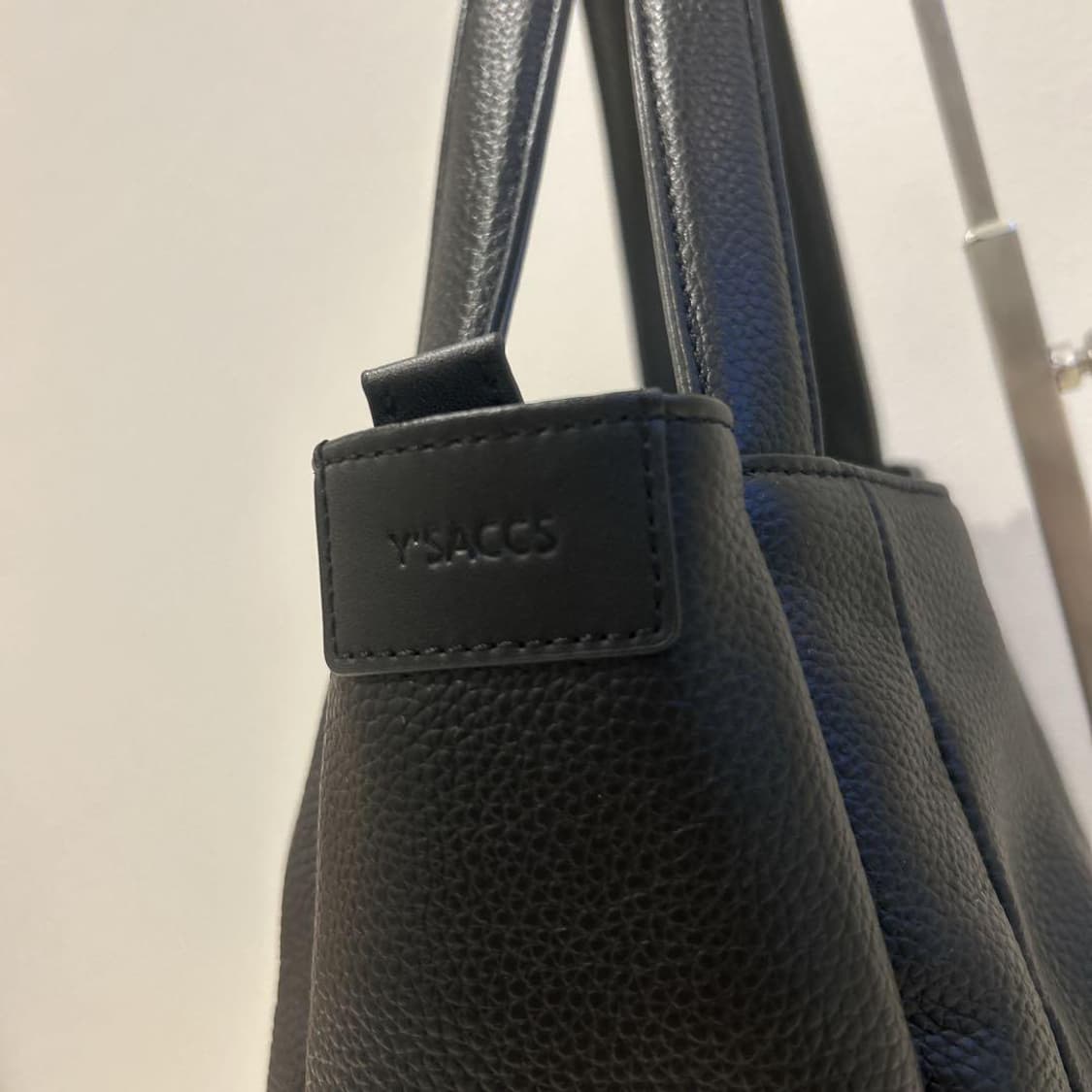 요지야마모토 y'saccs 소가죽 미니 토트백 상품이미지6