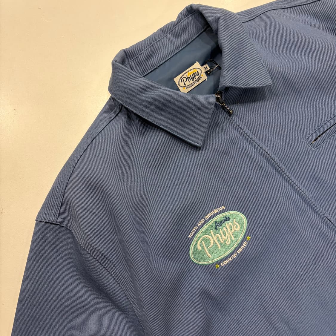 [M] Phyps 피지컬디파트먼트  x 아반떼 자수 워크 자켓 B702 상품이미지3