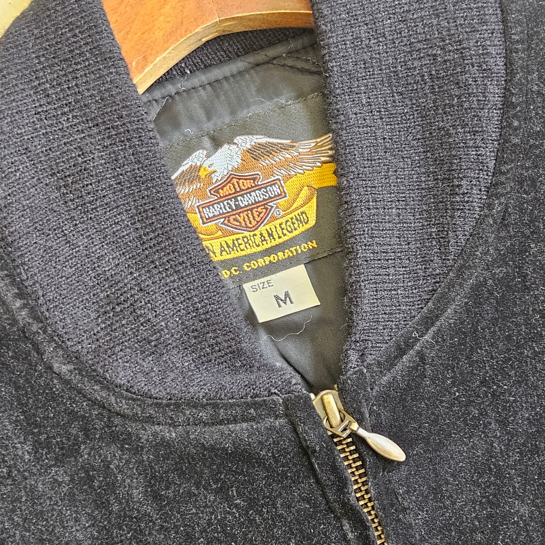 할리데이비슨 벨벳 스카잔 블루종 점퍼 M 95 상품이미지5