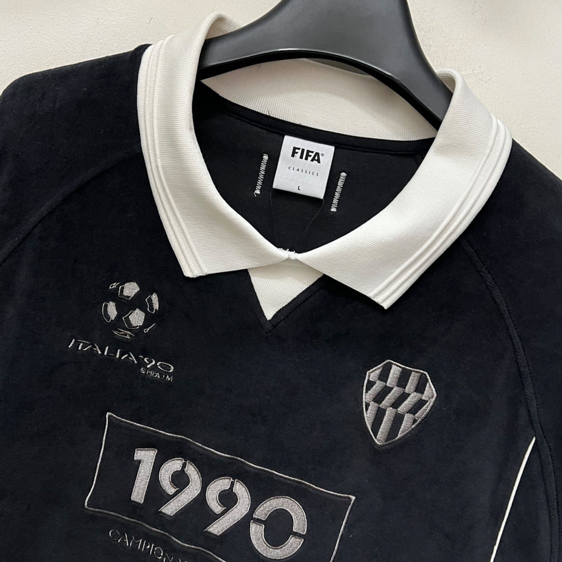 FIFA 피파 1904 벨로아 벨벳 카라 맨투맨 L 상품이미지3