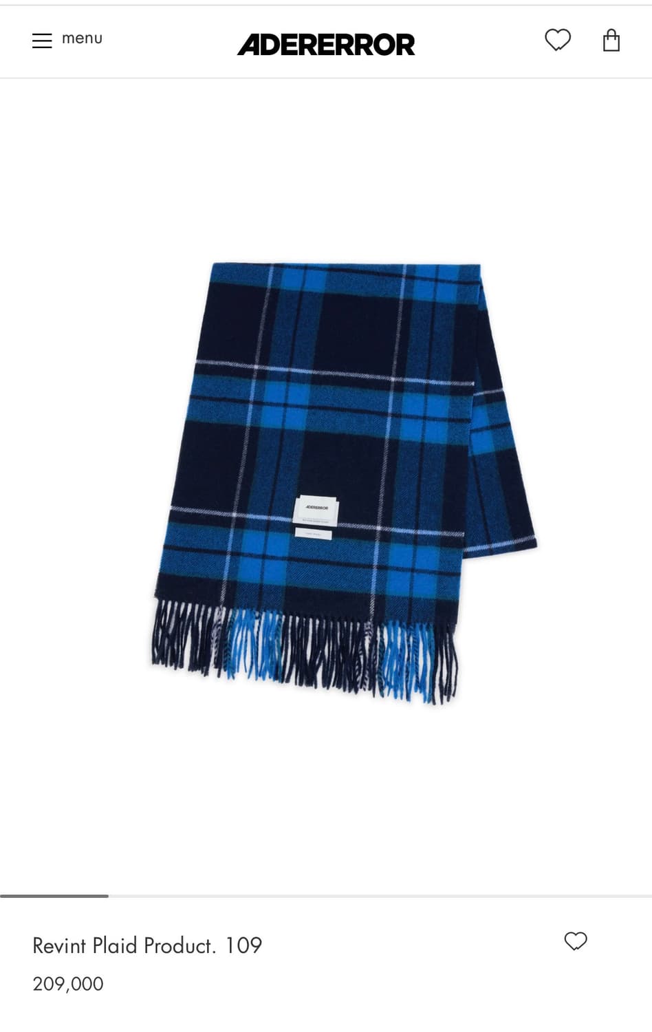 아더에러 레빈트 머플러 상품이미지1