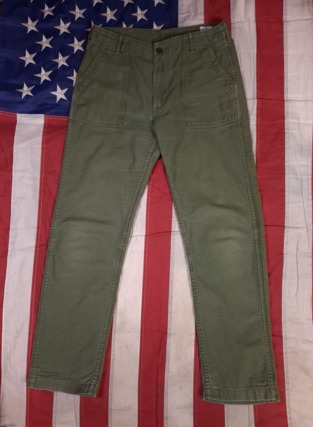 오리지날 어오슬로우 퍼티그 슬림형 팬츠 상품이미지1