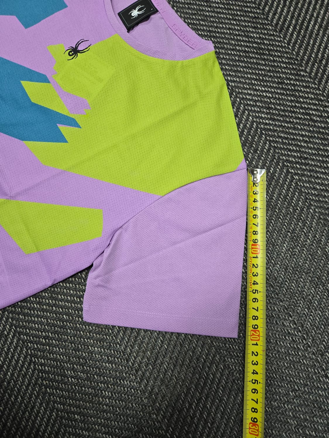 스파이더 그래픽 패턴 크롭 티셔츠 상품이미지6