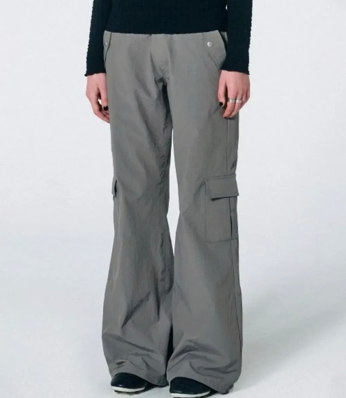 스컬프터 부츠컷 카고팬츠 그레이 xs 상품이미지1