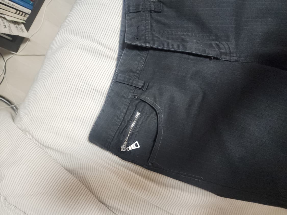 edwin black pinstripe pants 상품이미지2