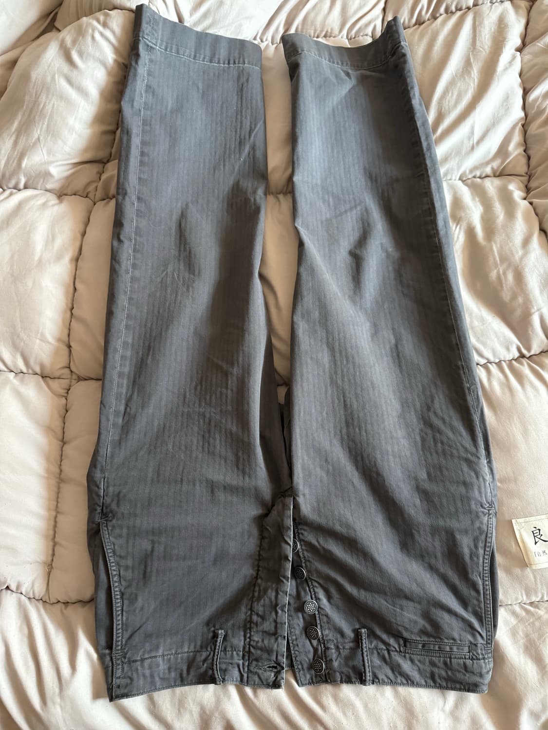 RRL 헤링본 필드 팬츠 워시드 블랙 32-30 상품이미지1