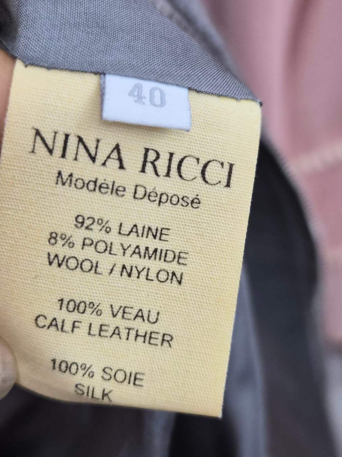 니나리치 가죽트리밍 셔링블루종 집업 상품이미지9