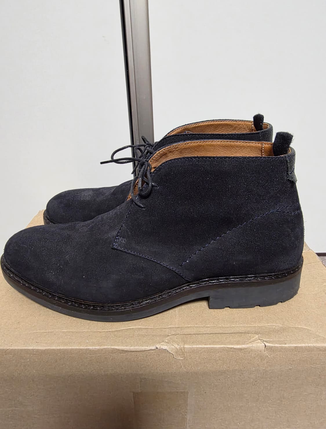 마시모뚜띠 남성 Black 스플릿 스웨이드 사파리 부츠 EU43(275) 상품이미지5