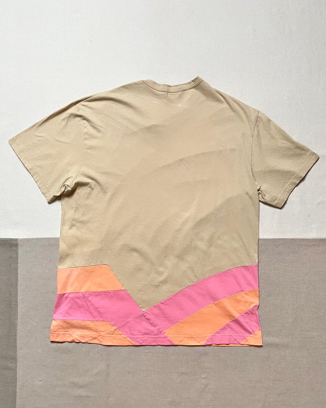 꼼데가르송 옴므플러스 컬러블럭 티셔츠 comme des garcons 상품이미지2