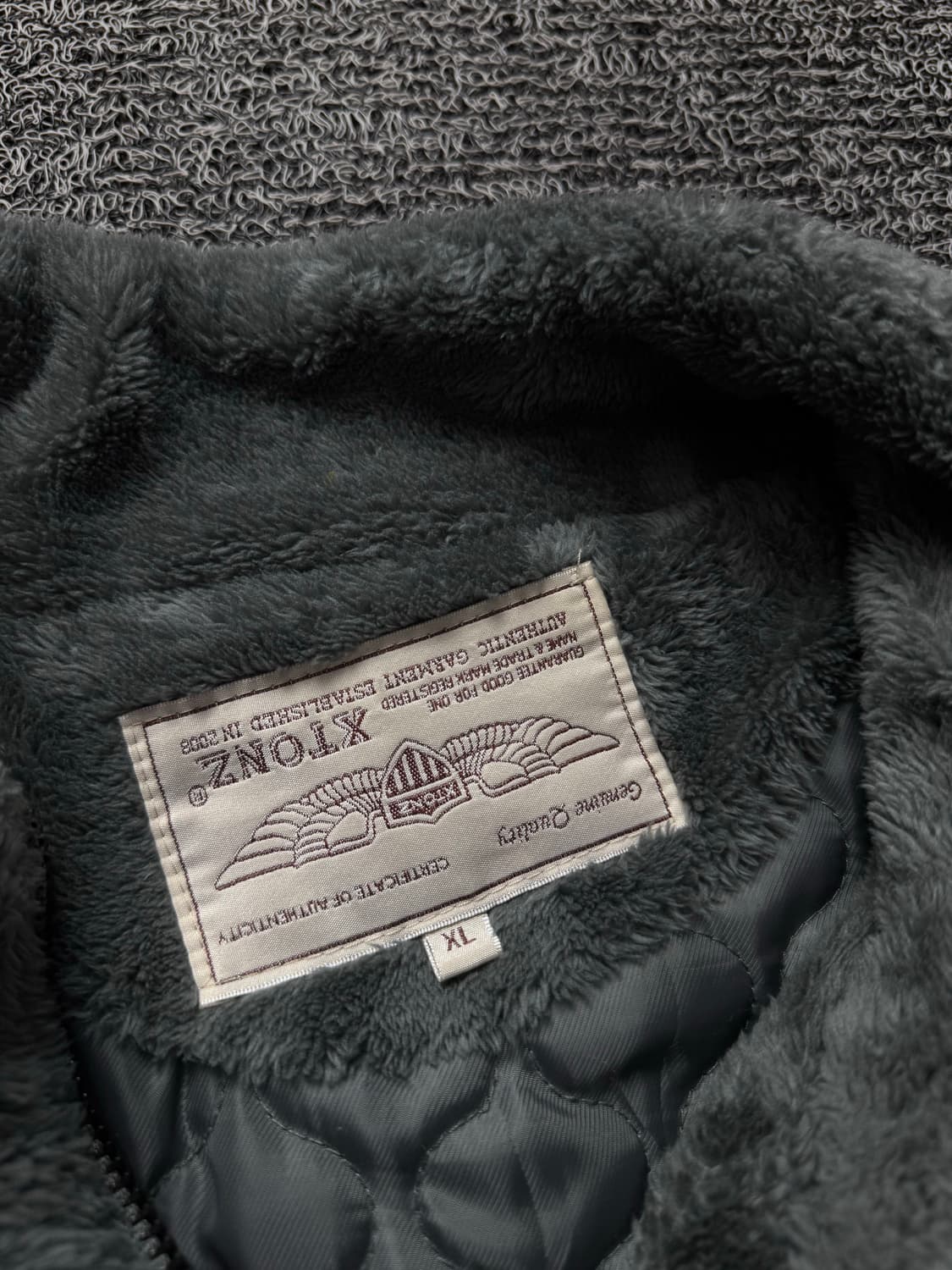 엑스톤즈 성지고 패치로고 쉐르파 플리스 자켓 1359 상품이미지3