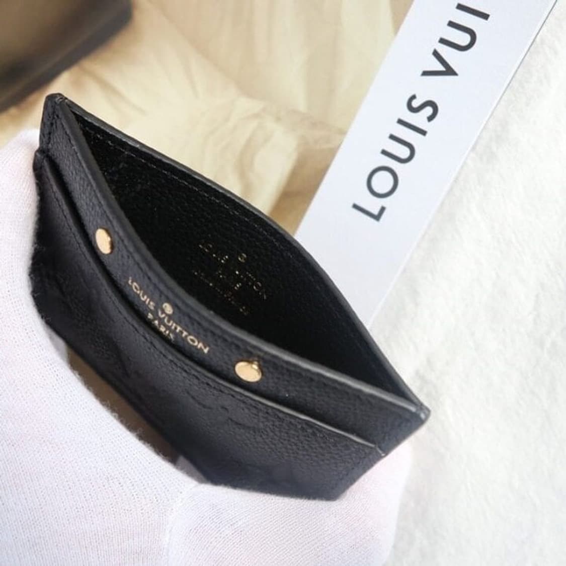 [정품] 루이비통 쉐도우 카드지갑 블랙 상품이미지2