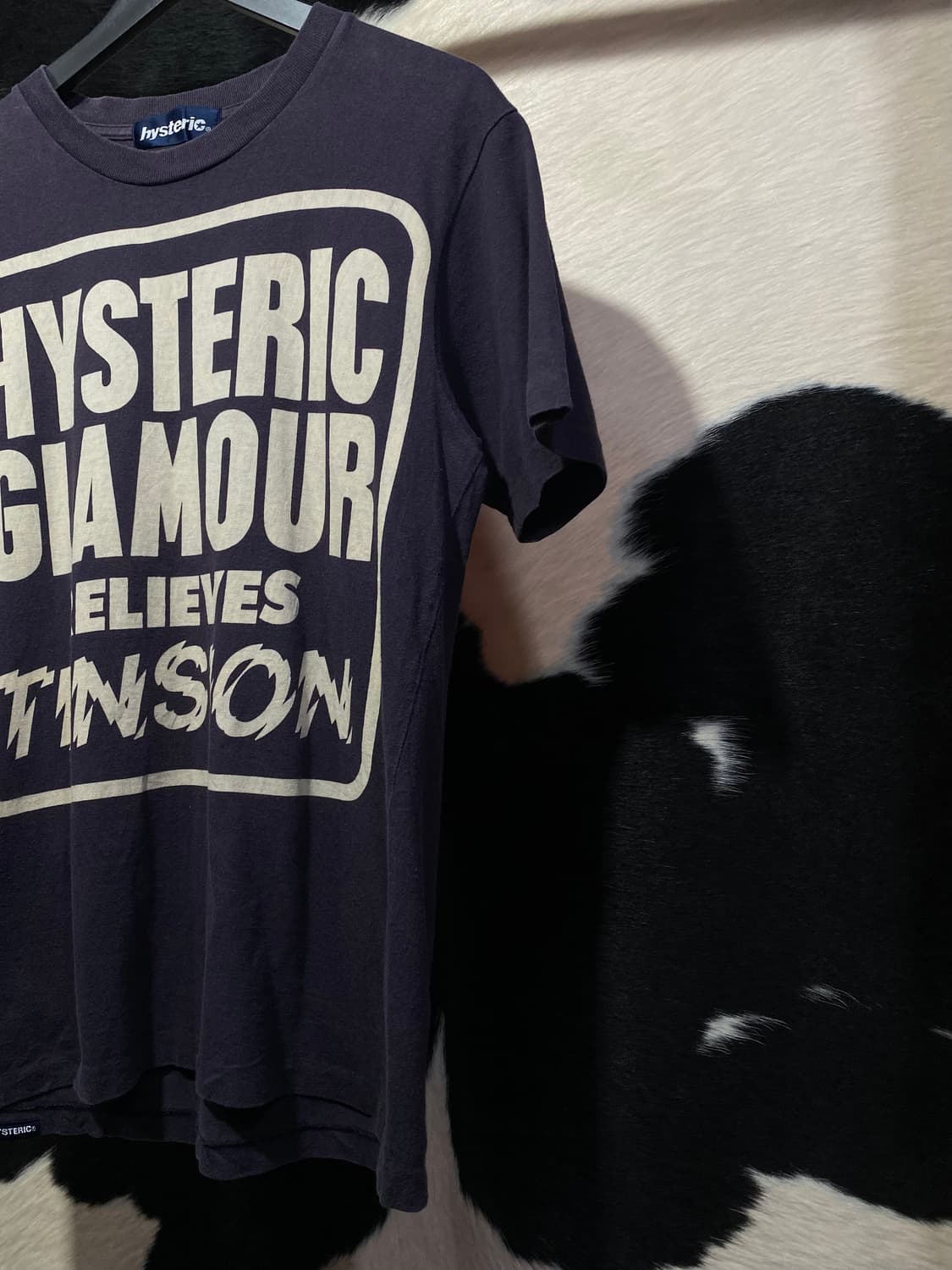 Hysteric Glamour 빅 레터링 반팔 티셔츠 상품이미지3