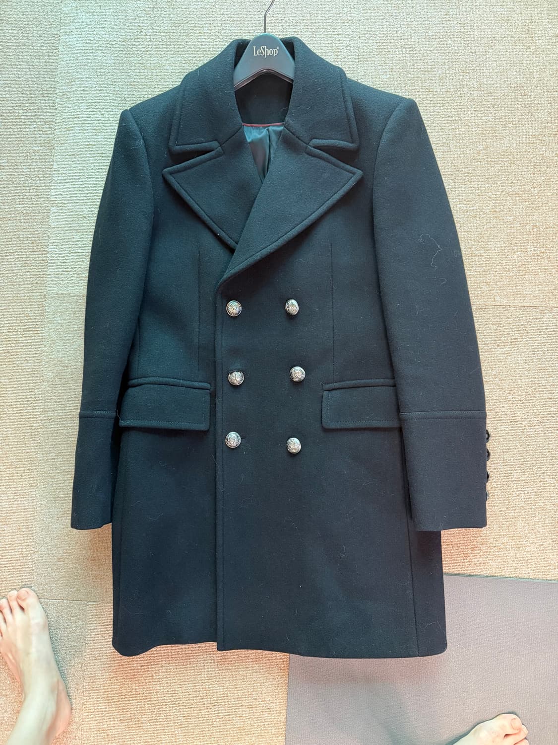 시스템 옴므  더블버튼 코트  100사이즈  상품이미지4