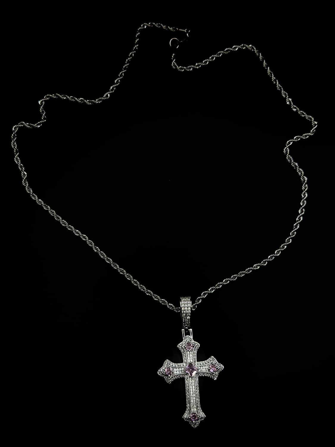 pcr053 Pink the cross necklace 상품이미지4