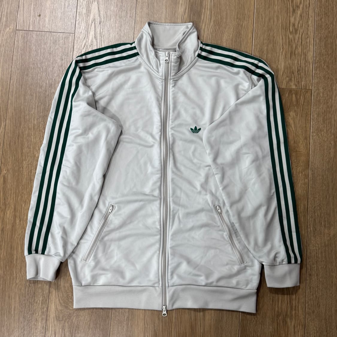 아디다스 신형 베켄바우어 져지 화이트크림 그린 L 상품이미지1