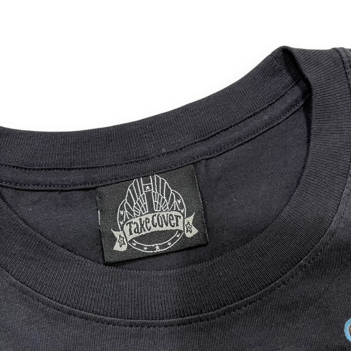 EMEK 플레임 일렉기타 락시크 다크 빈티지 반팔 티셔츠 상품이미지6