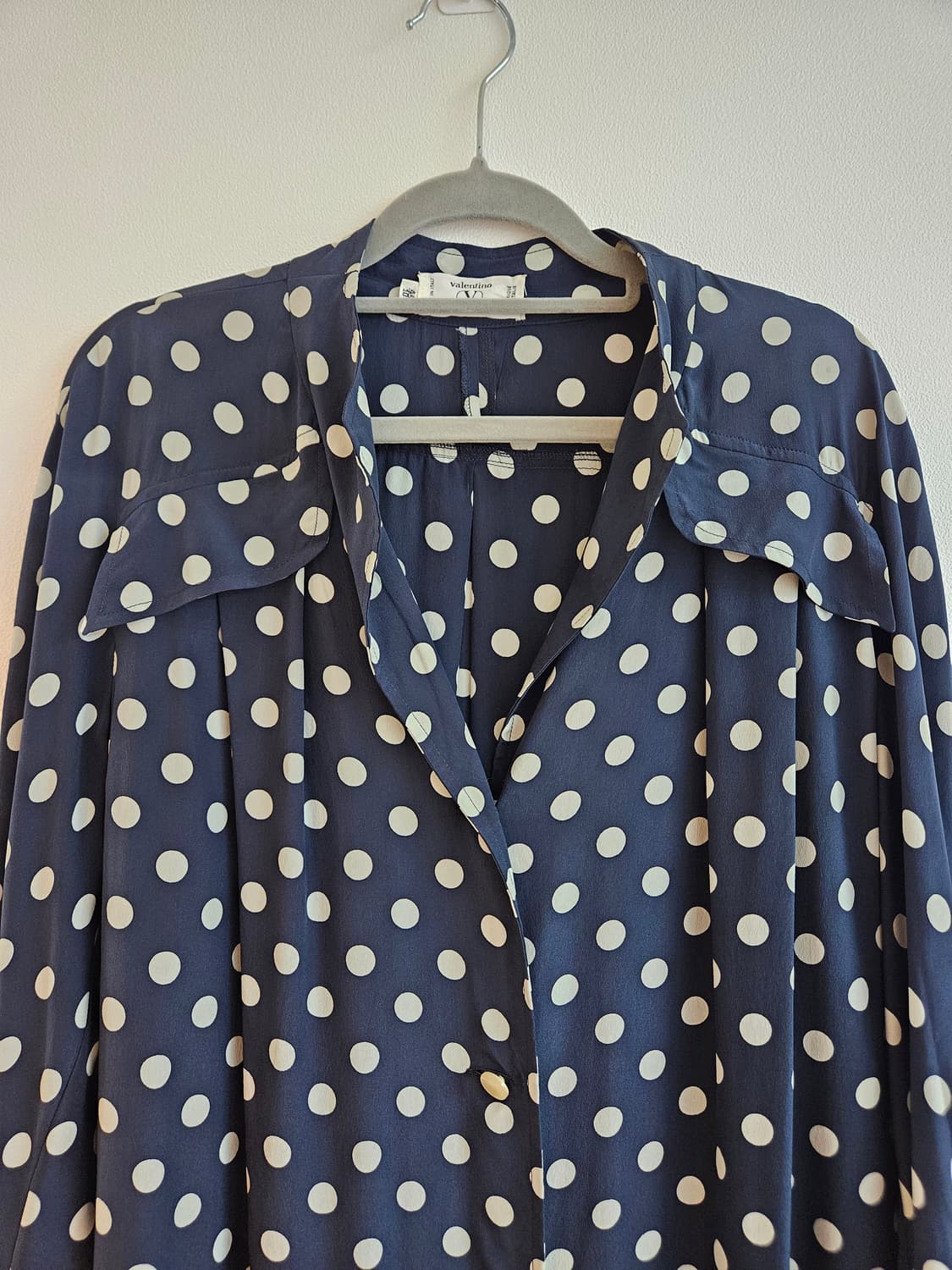 (정품) 발렌티노 미스브이라인 실크 도트 원피스 상품이미지2