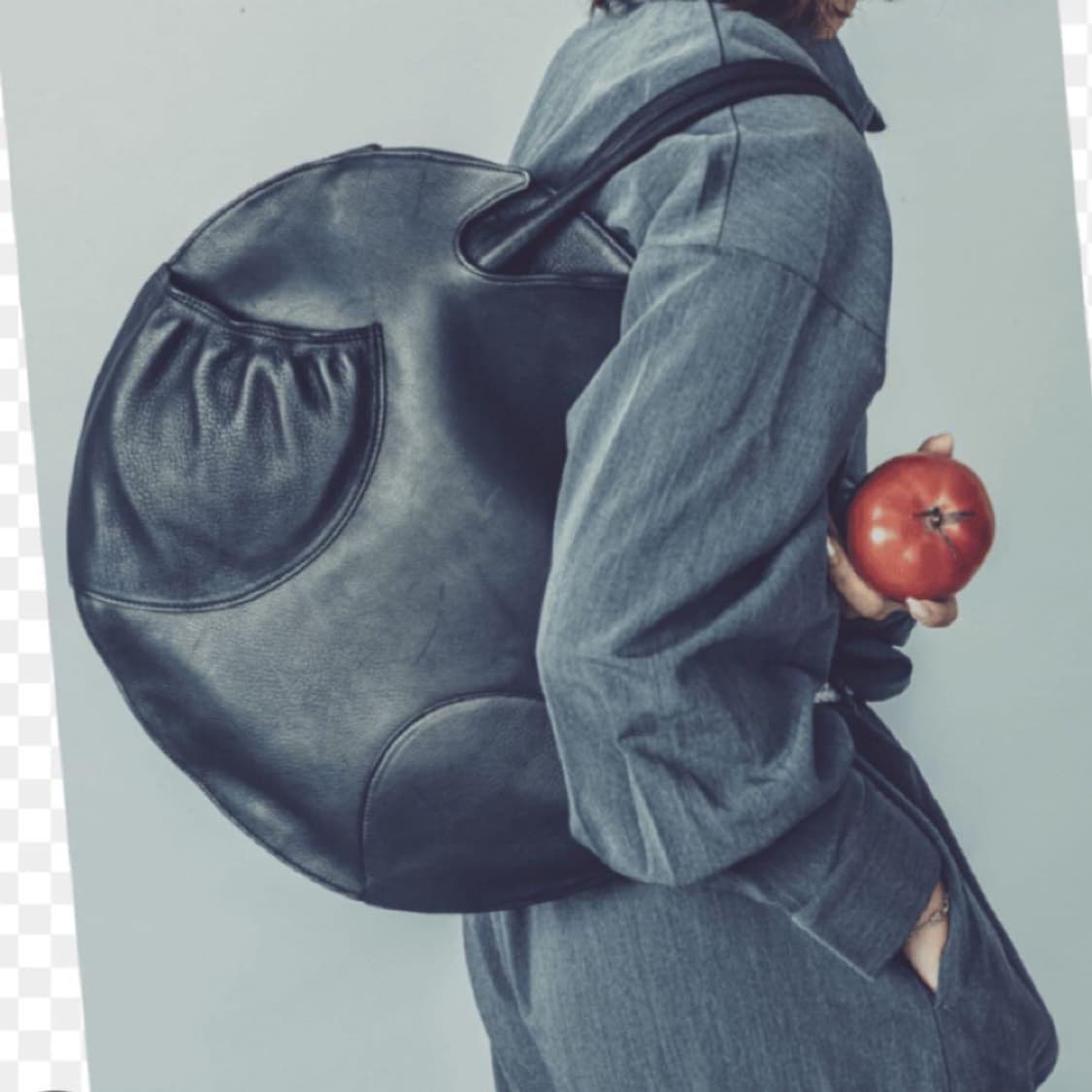 Michiamo pomodoro cow leather soft bag 상품이미지1