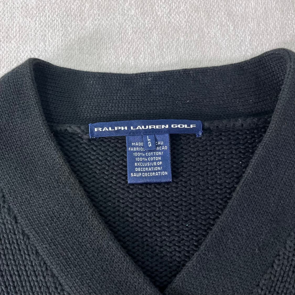 W 100 폴로랄프로렌 스포츠 방패로고 코튼 니트 상품이미지3