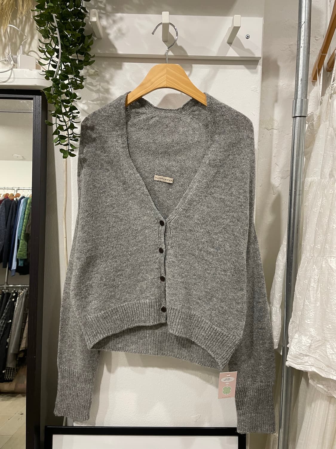 Humanwoman off shoulder cardigan 상품이미지7