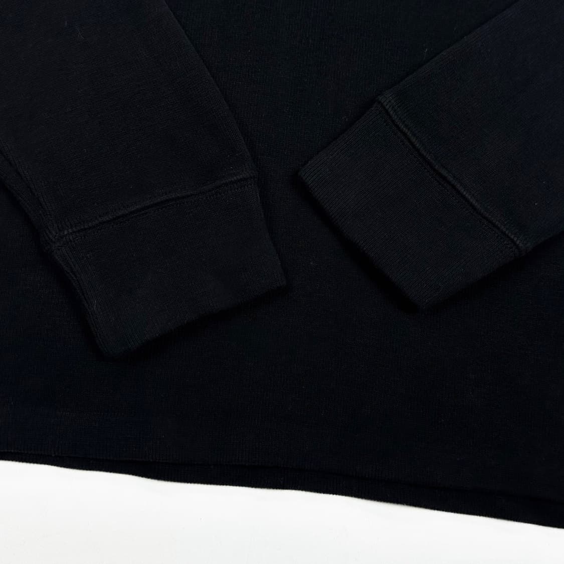 폴로 랄프로렌 포니 블랙 반집업 니트 (L) 상품이미지4