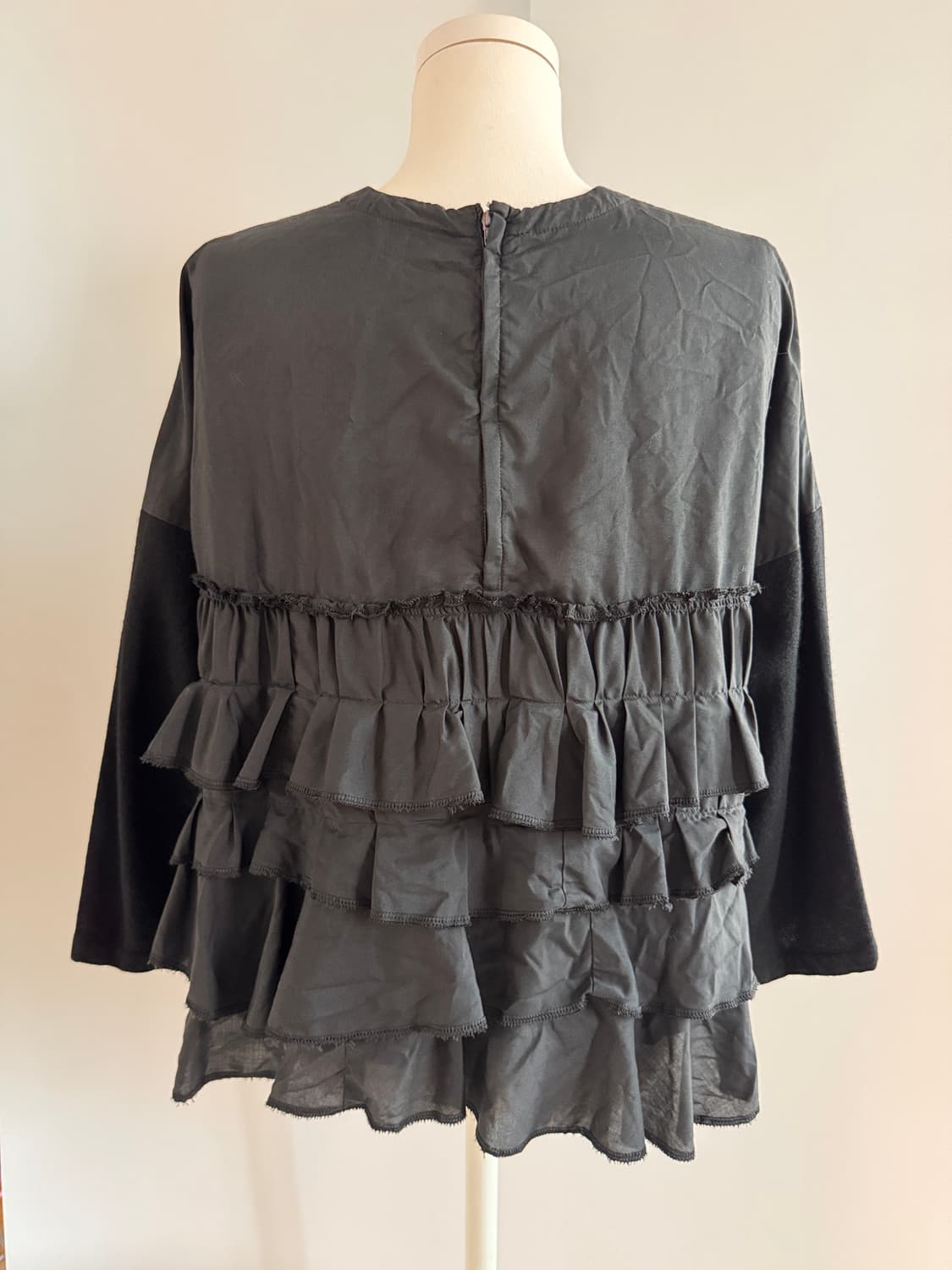 Comme des garcons 꼼꼼 러플 블라우스 상품이미지5