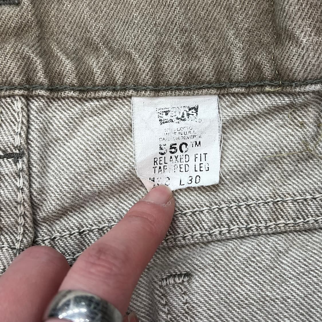 Usa리바이스 550 오렌지탭 팬츠 r2411 상품이미지7