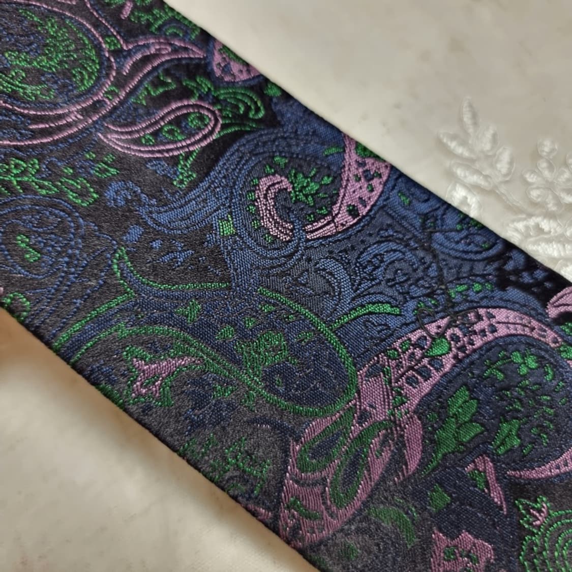 지방시 페이즐리 실크100 넥타이 (드라이완료) 상품이미지5