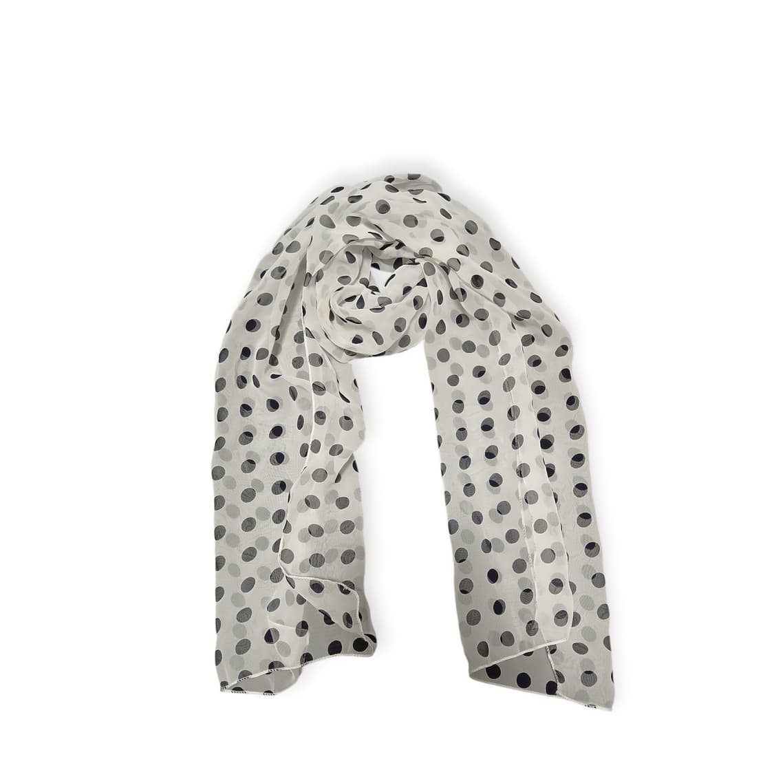 모리걸 화이트 땡땡이 스카프  상품이미지1