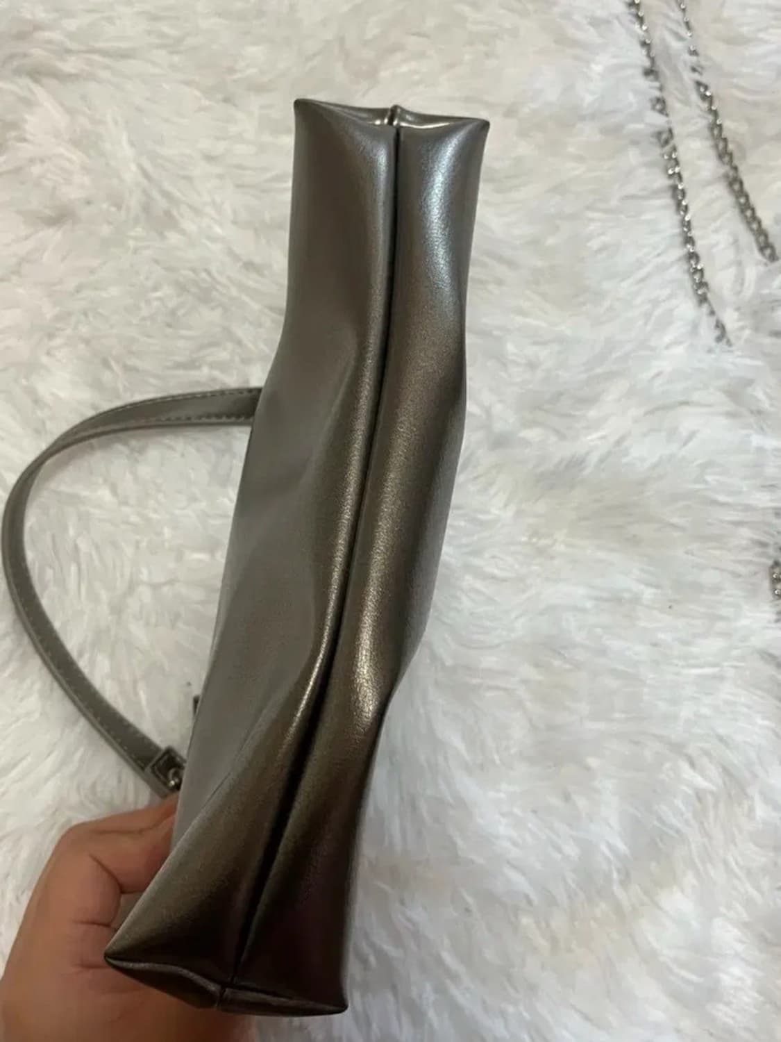 큐리티 호보백 미니 실버 상품이미지3