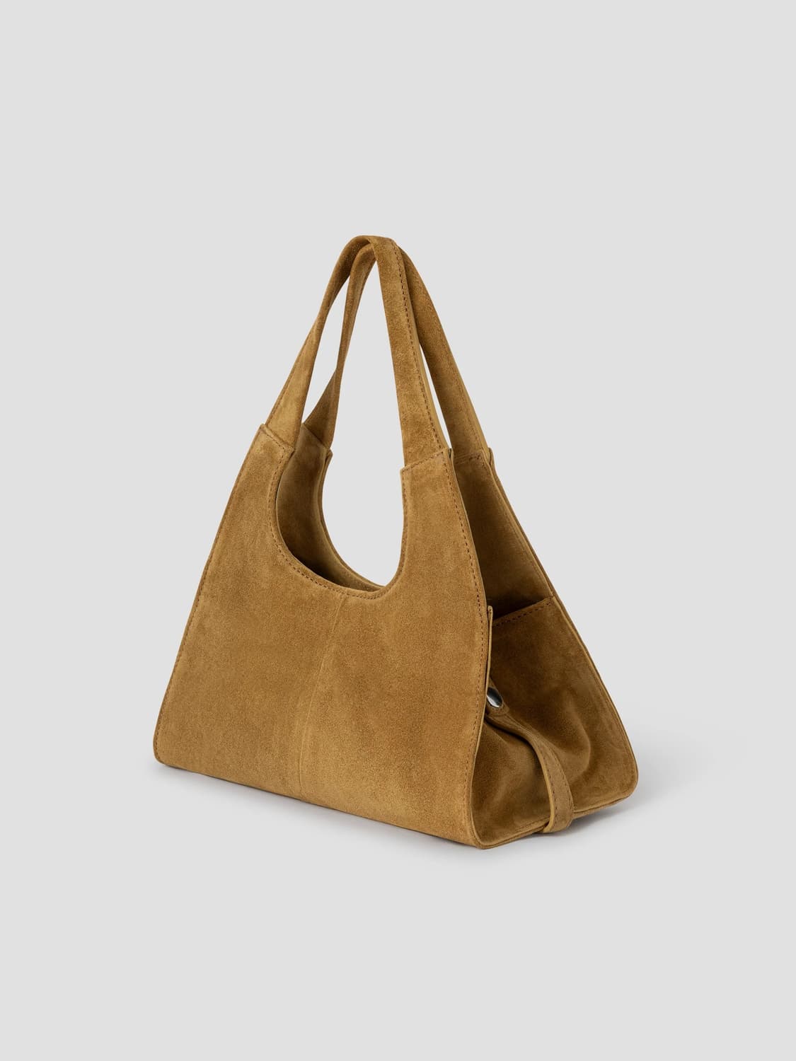 F/ gimaguas 미니 마리아 스웨이드 도트백 카멜 상품이미지7