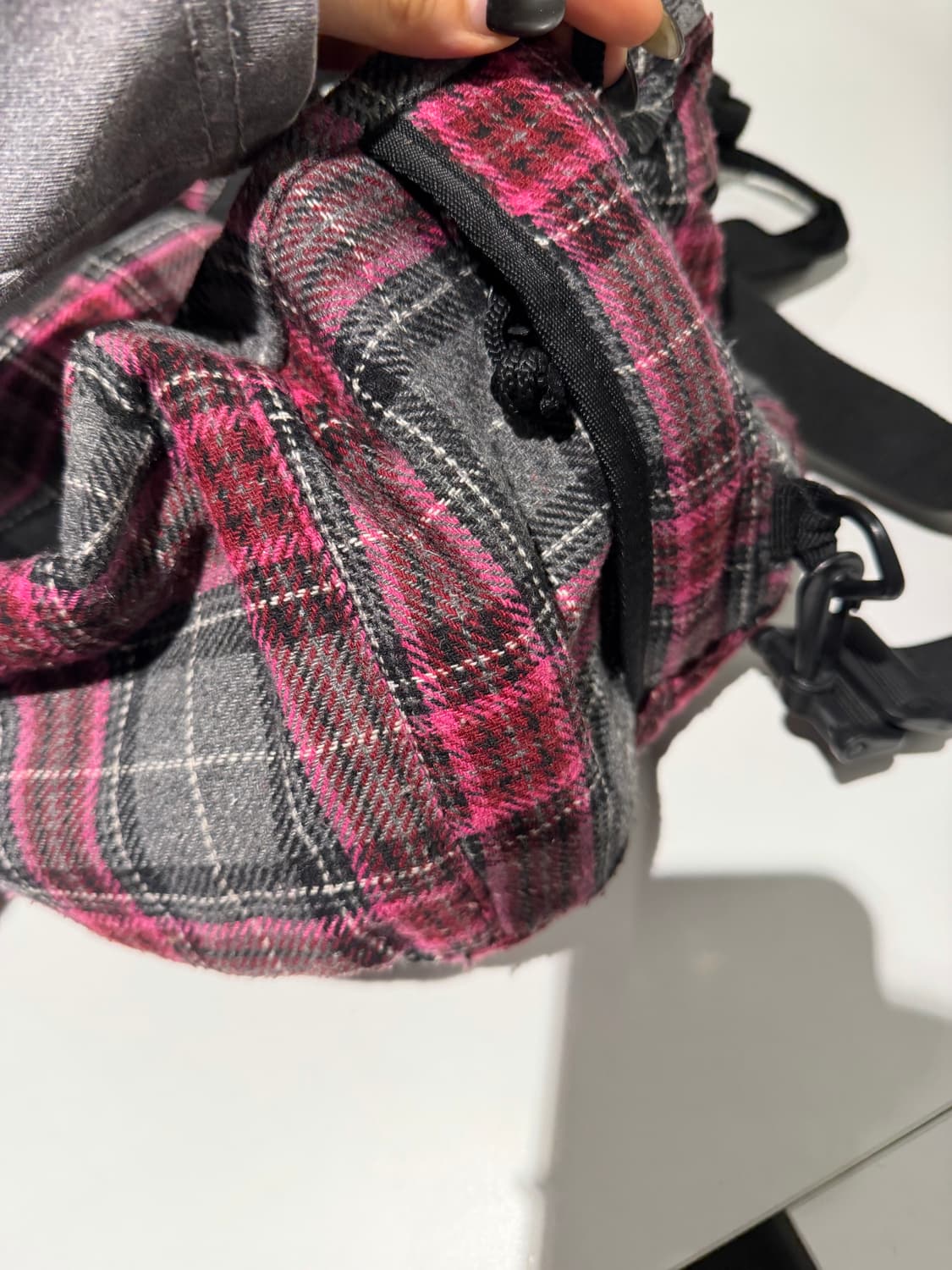 Columbia check pattern bag 상품이미지4