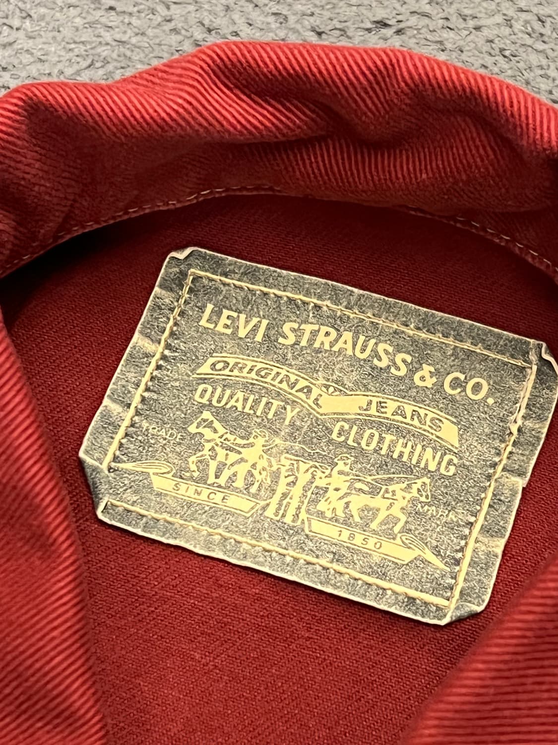 리바이스 블랙탭 빈티지 트러커 자켓 처분  상품이미지3